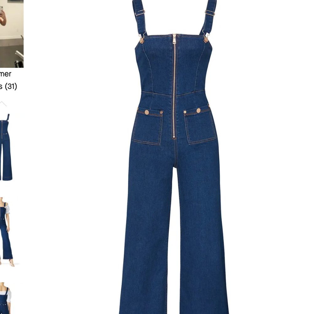Alice McCall Quincy Jumpsuit Denim Size 2